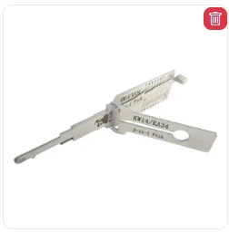 Original Lishi 2 in 1 Single Lifter Pick and Decoder KW14 / KA34
