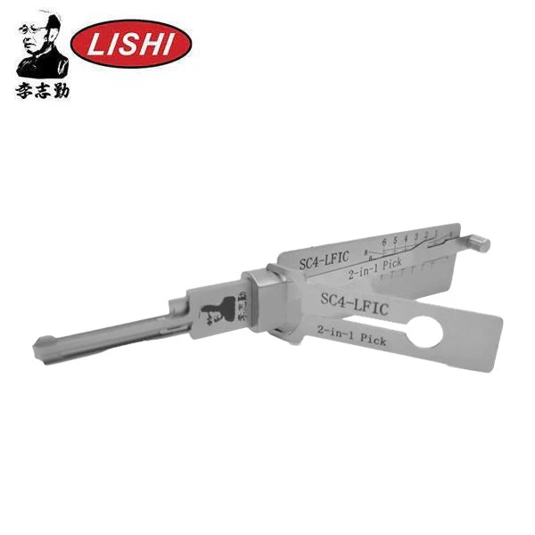 SC4 / 6-Pin / Schlage Keyway Tool / 2-In-1 Pick & Decoder / Large Format Interchangeable Core / AG