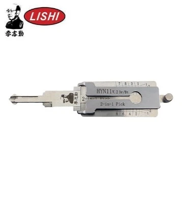 LISHI - HYN11 (HYN6) / 8-Cut / 2-in-1 Pick & Decoder / DR & BT